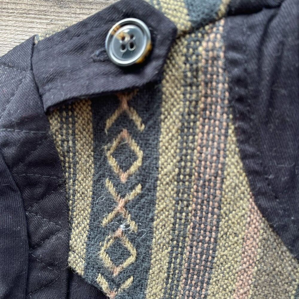Coffeeshop size M 100% cotton Aztec print drawstring waist jacket. - Picture 5 of 8